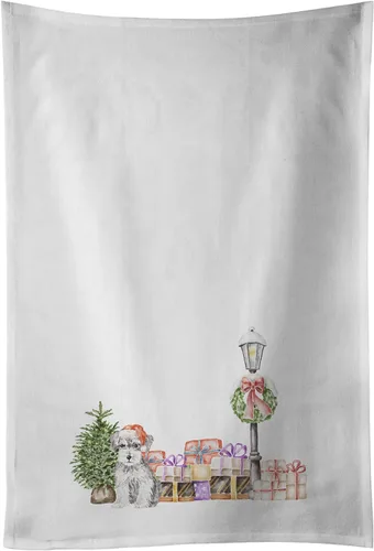 Vista 50 de Caroline's Treasures CK8100WTKT - Juego de 2 toallas de cocina con diseño de bulldog francés con diseño de país de las maravillas navideñas