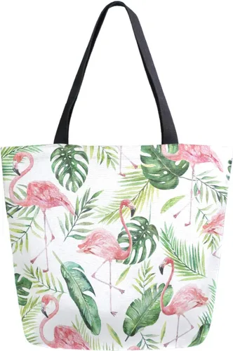 Vista 38 de Chic Funny Cute Pattern Big Handle Extra Large Shoulder Tote Bag for Beach Travel Weekender Gym Grocery Shopping
