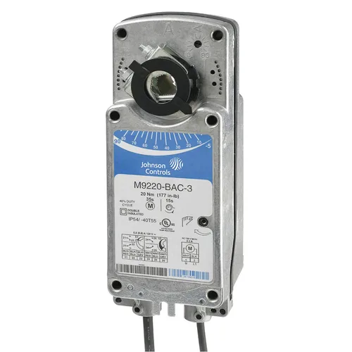 Vista 5 de Johnson Controls M9203-GGA-2 Actuador eléctrico, 27 in-lb. Par de funcionamiento, -22 a 140 grados F
