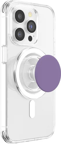 Vista 3 de Lavender Purple PopSockets MagSafe PopGrip para iPhone