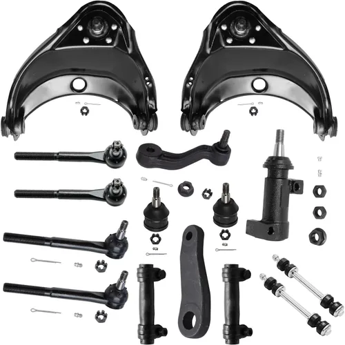 Vista 47 de Detroit Axle - Kit de suspensión frontal de 15 piezas para Jeep Grand Cherokee 99-04 1999 2000 2001 2002 2003 2004, brazos de control superior e