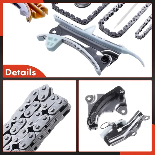 Vista 8 de A-Premium - Kit de cadena de distribución del motor con tensor [se ajusta a SOHC, 6 cilindros 4.0L] Compatible con Ford Explorer 97-10, Explorer