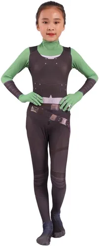Vista 5 de Disfraz de Gamora para niñas