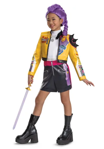 Vista 2 de Disfraz Clásico Rumi para Niña de KPop Demon Hunters Multicolor
