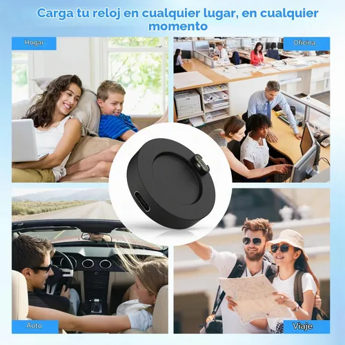 Vista 7 de Cargador de reloj compatible con Garmin Watch, base de carga tipo C