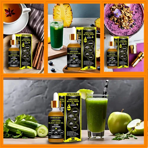 Vista 8 de Mezcla mineral húmica fúlvica – 580 porciones Paquete X935 suplemento de ácido húmico y fúlvico + aceite de orégano X989 con aceite de semilla