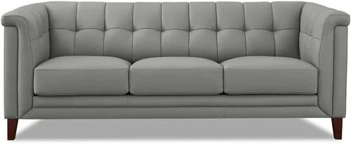 Vista 18 de Hydeline Arvo Silla de cuero de grano superior, azul spa