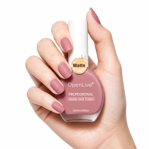 Vista 9 de OpenLive 16.5ml Esmalte de uñas negro de gran volumen de secado rápido, esmalte de uñas de color de secado rápido y larga duración para arte de uñas