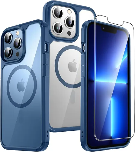 Vista 17 de TAURI Funda para iPhone 17, antiamarilleamiento con protector de pantalla, protección de grado militar, a prueba de golpes, delgada para iPhone 17