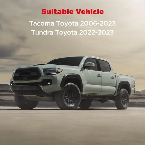 Vista 5 de SPEEDWOW 4 tacos de cama PT278-35160/PT278-35112 compatibles con Toyota Tacoma 2005-2023; compatible con Toyota Tundra 2007-2023; compatible