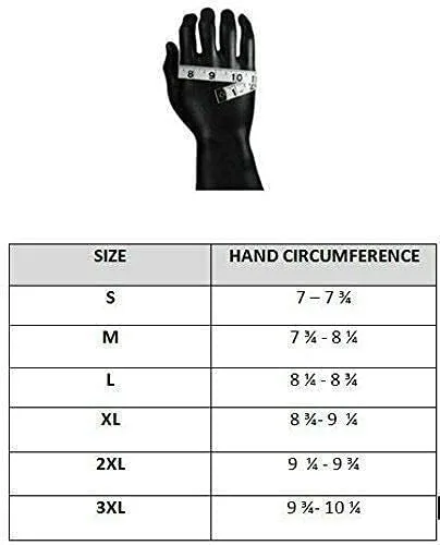 Vista 5 de SI Guantes de cuero sin forro para hombre, diseño de espada