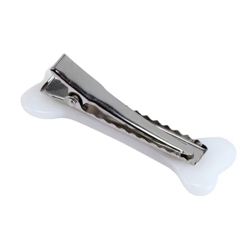 Vista 5 de BinaryABC Pinzas para el pelo de hueso de perro, horquillas para el cabello, accesorios de fiesta de cosplay de Halloween, 10 unidades The