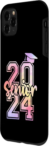 Vista 2 de Funda para iPhone 11 Pro Max Senior 2024 Clase de 2024 Seniors Graduación 2024 Senior 24