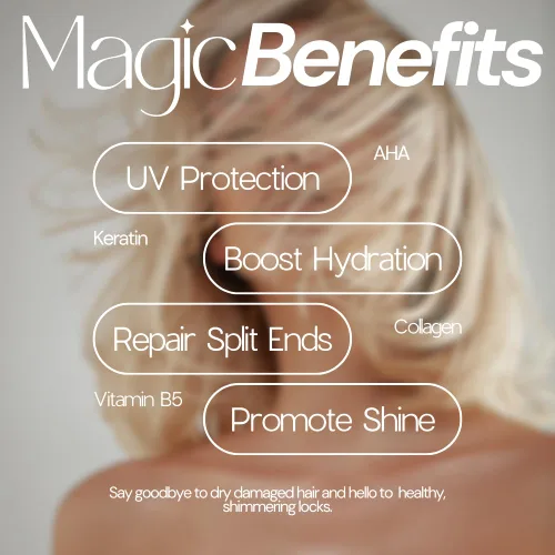Vista 2 de Simply Smooth Xtend Keratin Reparative Magic Potion Acondicionador original sin enjuague y protección contra el calor, reparación en aerosol