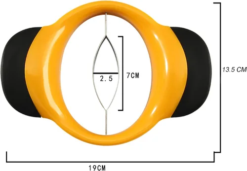 Vista 6 de Cortador de mango resistente y removedor de hoyos, cortador de frutas de mango con mango de agarre ergonómico, elimina el hoyo y divide sin esfuerzo