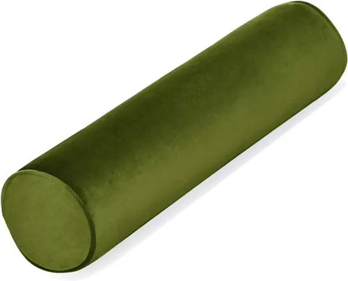Vista 17 de Tinbolunce Almohada enrollable de espuma viscoelástica para rodilla/pierna/cuello - Cojín cilíndrico de luna llena/almohada cilíndrica redonda