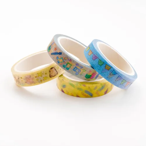 Vista 8 de Lindo juego de cintas washi – Cinta decorativa Cinta Washi Pastel para álbumes de recortes – Cinta estética para fotos – África y tema del cuarto