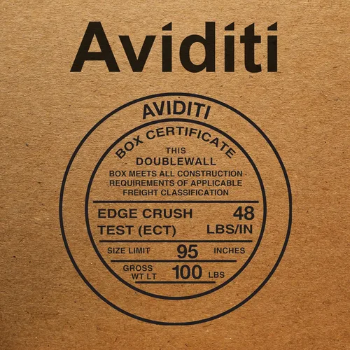 Vista 4 de Aviditi HD181212DWHH Caja de cartón corrugado de 18 pulgadas de largo x 12 pulgadas de ancho x 12 pulgadas de alto, kraft, para envío, embalaje