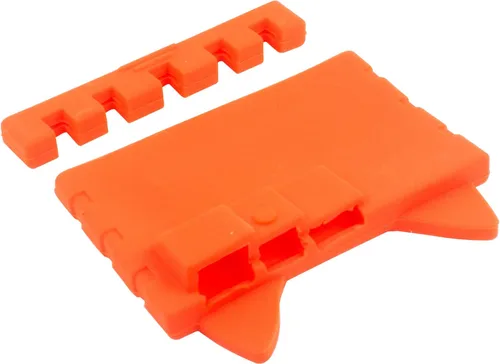 Vista 3 de Paquete de 2 fundas protectoras de silicona para BBC Micro:bit V2 Desarrollo de bricolaje fácil de instalar, amarillo y naranja