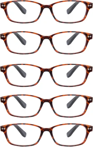 Vista 2 de Paquete de 5 lentes de lectura de plástico para mujer