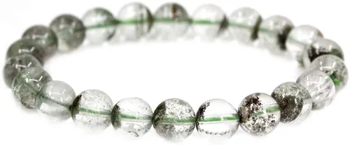 Vista 116 de Amandastone Pulsera elástica de cuentas redondas de 0.315 in con piedras preciosas naturales de 7 pulgadas