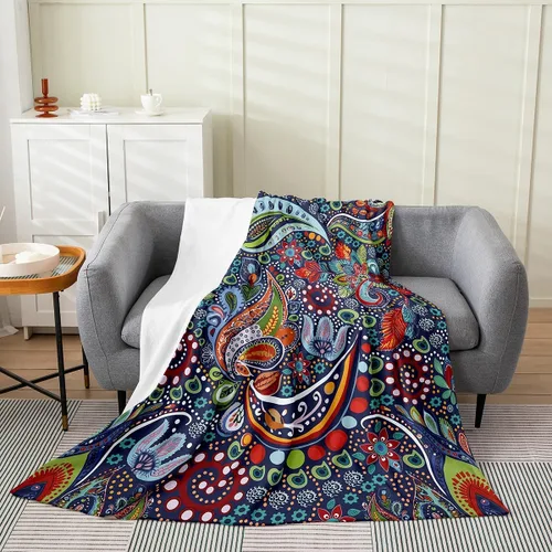 Vista 34 de Erosebridal Sketch Tree Flannel Blanket 40x50 Inch Vintage Farmhouse Fleece Blanket Grey Minimalist Mid Century Fuzzy Plush Throw French Country