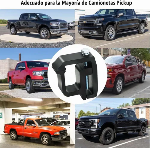 Vista 5 de Abrazadera de montaje Tonneau cubierta abrazaderas de cubierta Camper Camper caja Camper Clip para Chevy Silverado Sierra 1500 2500 3500 para Dodge