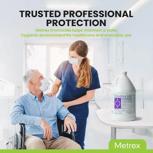 Vista 7 de Metrex Limpiador desinfectante y descontaminante de superficies Envirocide 44; 1 galón