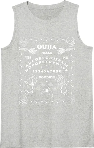Vista 5 de Ouija Junta Planchette Tank Top Negro