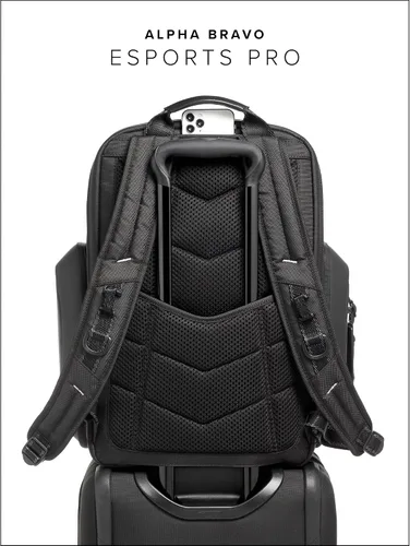 Vista 7 de TUMI Alpha Bravo Esports Pro Mochila grande, se adapta a portátiles de 15
