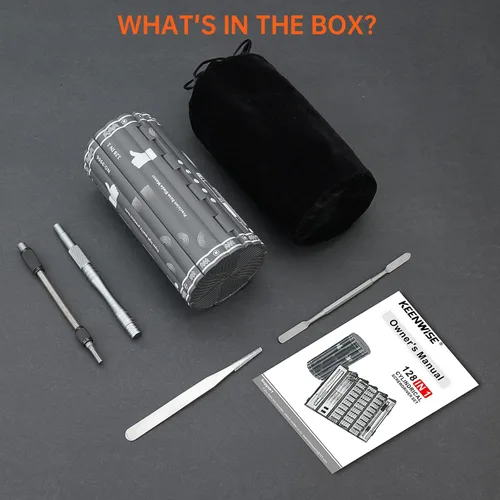 Vista 8 de 128 in 1 Precision Screwdriver Set - Father’s Day Gifts for Men, Ratchet Screwdriver Set, Professional Magnetic Repair Tool Kit with 122 Bits for