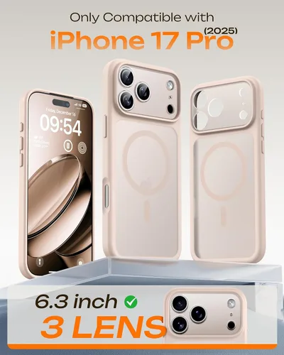 Vista 774 de TOCOL Funda para iPhone 11, compatible con Magsafe, protección completa de cámara, imanes integrados, protección contra caídas, funda translúcida