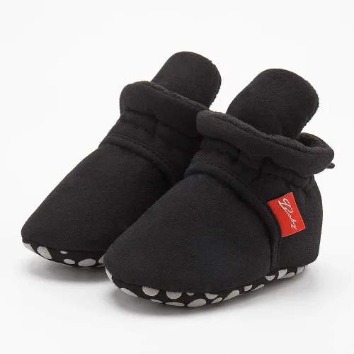 Vista 94 de Sawimlgy - Botines de algodón antideslizantes para recién nacido, con agarre, para cuna o para el invierno