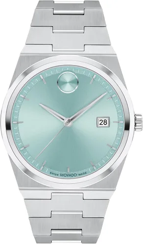 Vista 12 de Movado Bold Quest Men's Sport Watch - Swiss Quartz Movement, Stainless Steel Link Bracelet - 5 ATM Water Resistance - Luxury Fashion Timepiece for