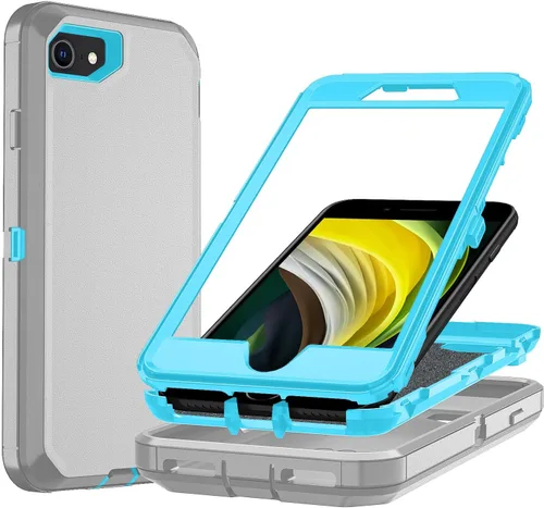 Vista 27 de Funda para iPhone 7/8Plus, iPhone 8 Plus y 7 Plus, resistente protección para teléfono, a prueba de golpes, a prueba de polvo, a prueba de caídas