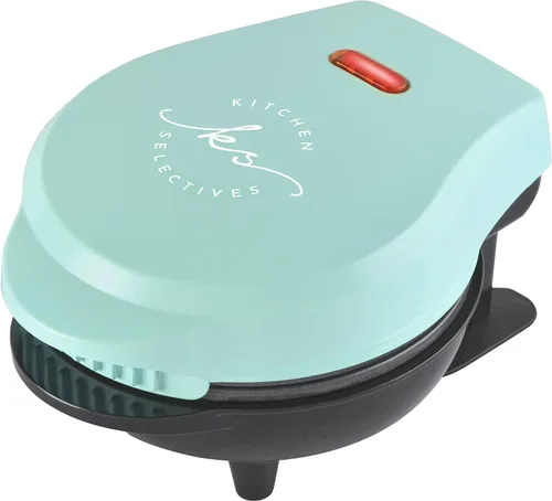 Vista 2 de Kitchen Selectives Mini waflera de Select Brands - Plancha clásica para gofres para gofres tradicionales, salados o de postre, cuenta