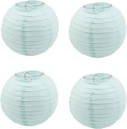 Vista 18 de 4 linternas de papel redondas para lámpara de papel, linternas de papel chinas, japonesas para colgar, para boda, cumpleaños, hogar, fiesta, Negro