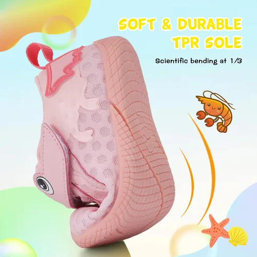 Vista 6 de JIASUQI Zapatos deportivos transpirables para bebés y niñas de 0 a 18 meses