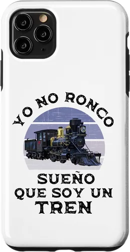 Vista 4 de iPhone 12 mini Yo No Ronco Sueño Que Soy Un Tren Para Amantes del Tren Case