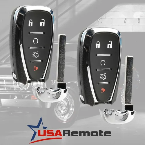 Vista 2 de Control remoto de entrada sin llave inteligente compatible con Chevy Camaro Malibu Cruze 2016-2019 (HYQ4EA), juego de 2