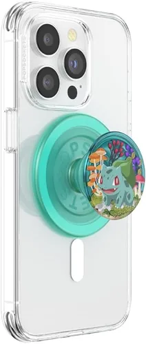 Vista 16 de PopSockets - Agarradera adhesiva para teléfono, soporte esmaltado Bulbasaur Bulbasaur Siesta