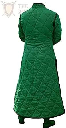 Vista 4 de Gambeson Coat Medieval Thick Padded Full Length Sleeves Gambeson Coat Aketon Jacket Armor, Cotton Gambeson by ITS Medieval