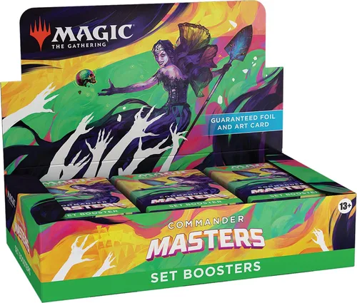 Vista 5 de Magic The Gathering Commander Masters Caja de refuerzo de Set Booster - 24 paquetes (360 tarjetas mágicas)