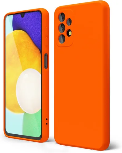 Vista 267 de oakxco Funda para teléfono Samsung Galaxy A12 con agarre de silicona líquida, linda delgada fina suave cubierta de gel de goma TPU lisa para mujeres