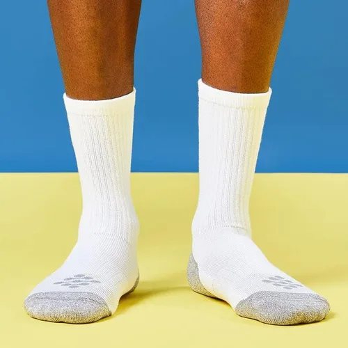 Vista 3 de Calcetines tripulantes para hombre con hilo infrarrojo, talla LXL