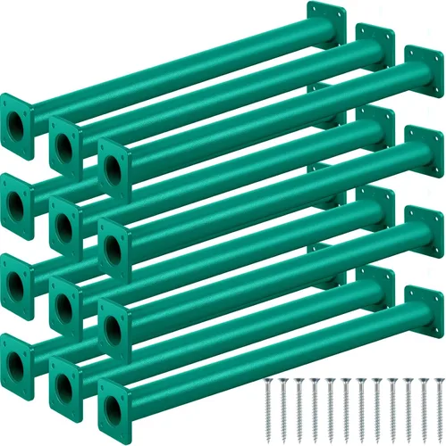 Vista 9 de Dunzy Paquete de 12 Barras para Monkey Bars Accesorios para Columpios Varillas Peldaños de Escalera para Juegos Kit de Herrajes Barras de Mono