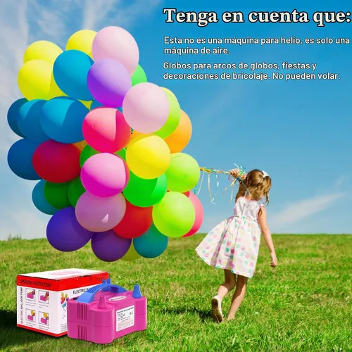 Vista 7 de IDAODAN - Kit de arco de globos y bomba de globos, soporte de arco de globos con bomba eléctrica de globos, arco de guirnalda ancho ajustable