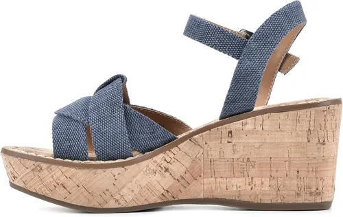 Vista 3 de WHITE MOUNTAIN Sandalia de cuña simple para mujer