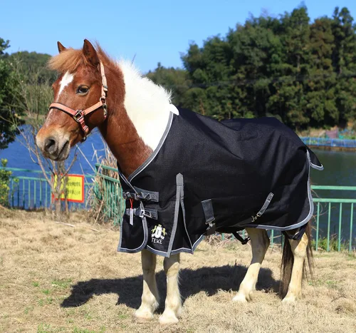 Vista 3 de T TEKE Mantas de participación de caballos Deluxe, 1200D impermeables y transpirables para el cuidado de caballos con relleno de 200 gramos