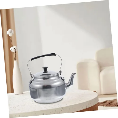 Vista 2 de Tetera de aleación de aluminio con filtro para hervir té y agua para uso doméstico y camping